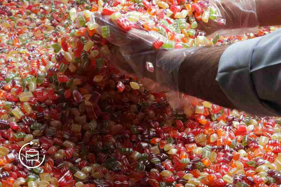 Trabajo para empacar dulces